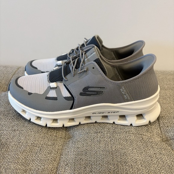 Men's Sneakers Athletic Shoes SKECHERS Glide-Step Pro Hands Free Slip-In Sz9wide - Picture 2 of 10